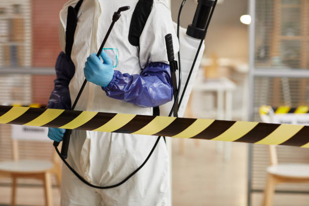 Professional Biohazard Cleanup technician working in Inverness, IL